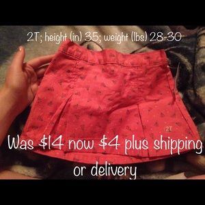 Baby girl skirt